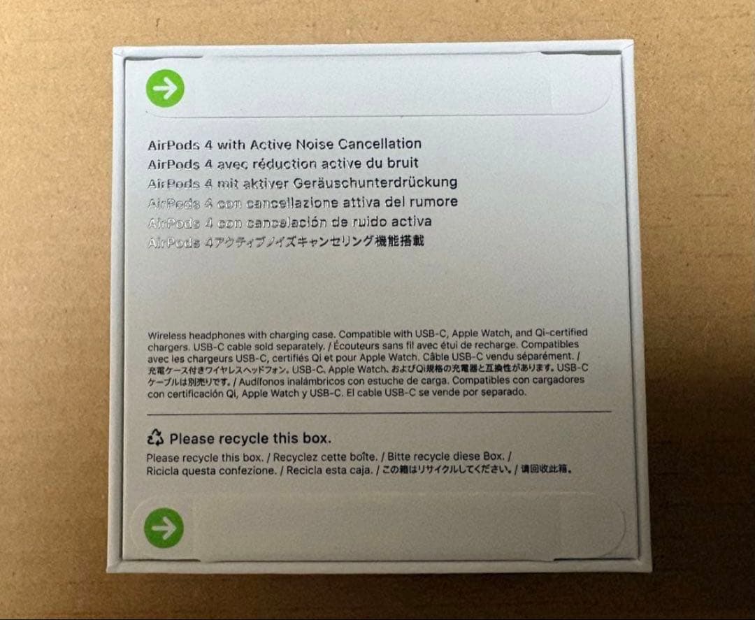 AirPods 第四世代　ノイズキャンセリング機能搭載