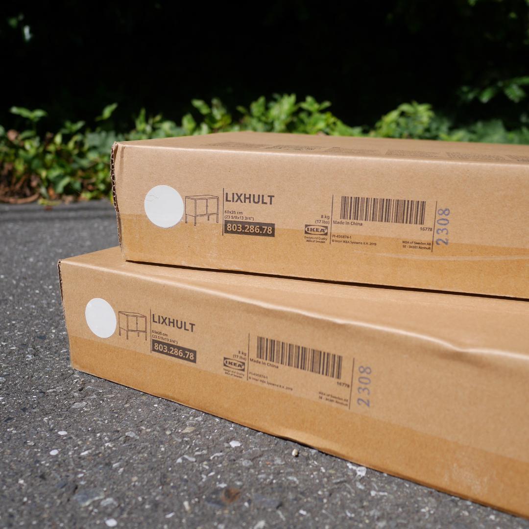 未使用 IKEA LIXHULT リックスフルト キャビネット 2台セット