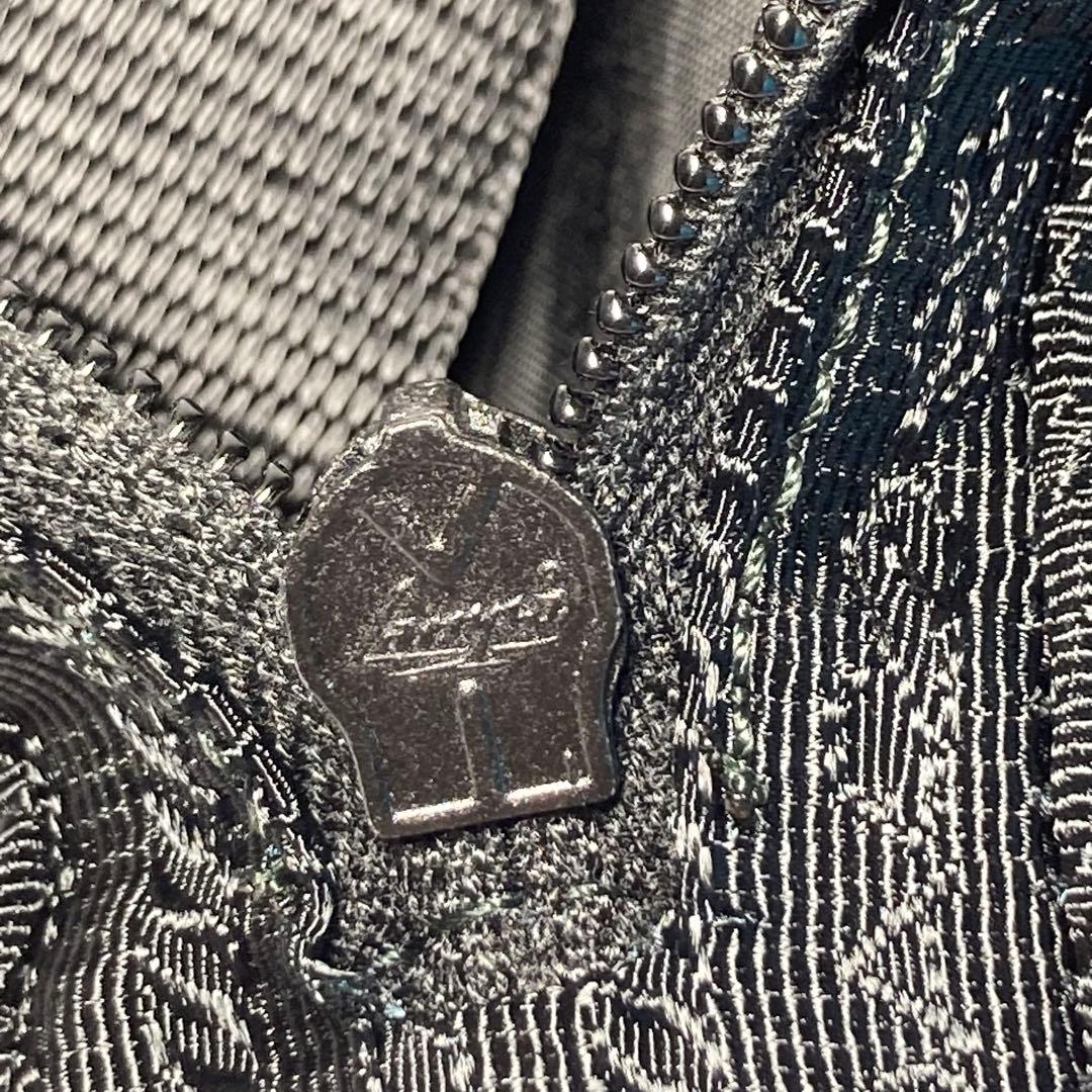 E9206 美品 プラダ PRADA ロゴプレート ウエストポーチ ナイロン