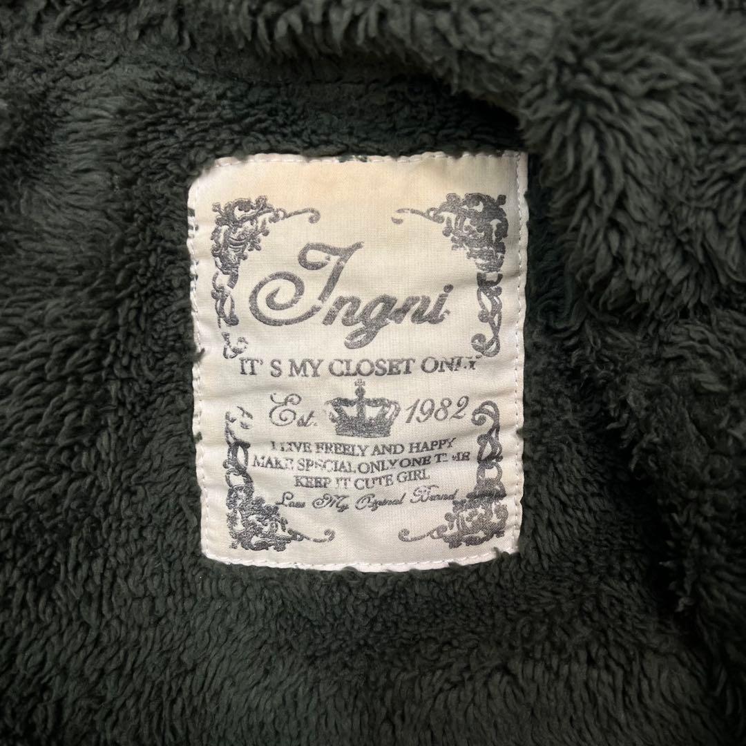 平成ギャル　y2k グランジ　ファー付き モッズコート　ギミック　ダークコア