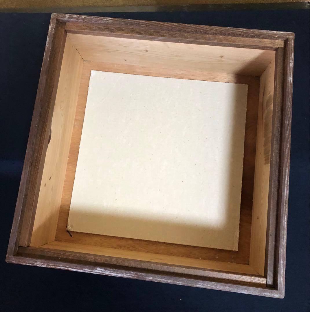 《R》茶道具 桑置炉 コード穴付 元箱　260209け1