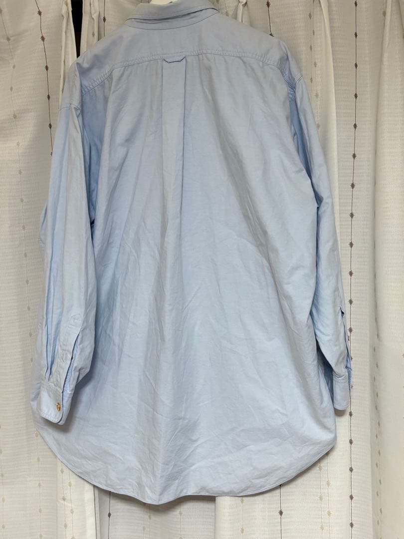 CHANEL ライトブルー ボタンダウンシャツ