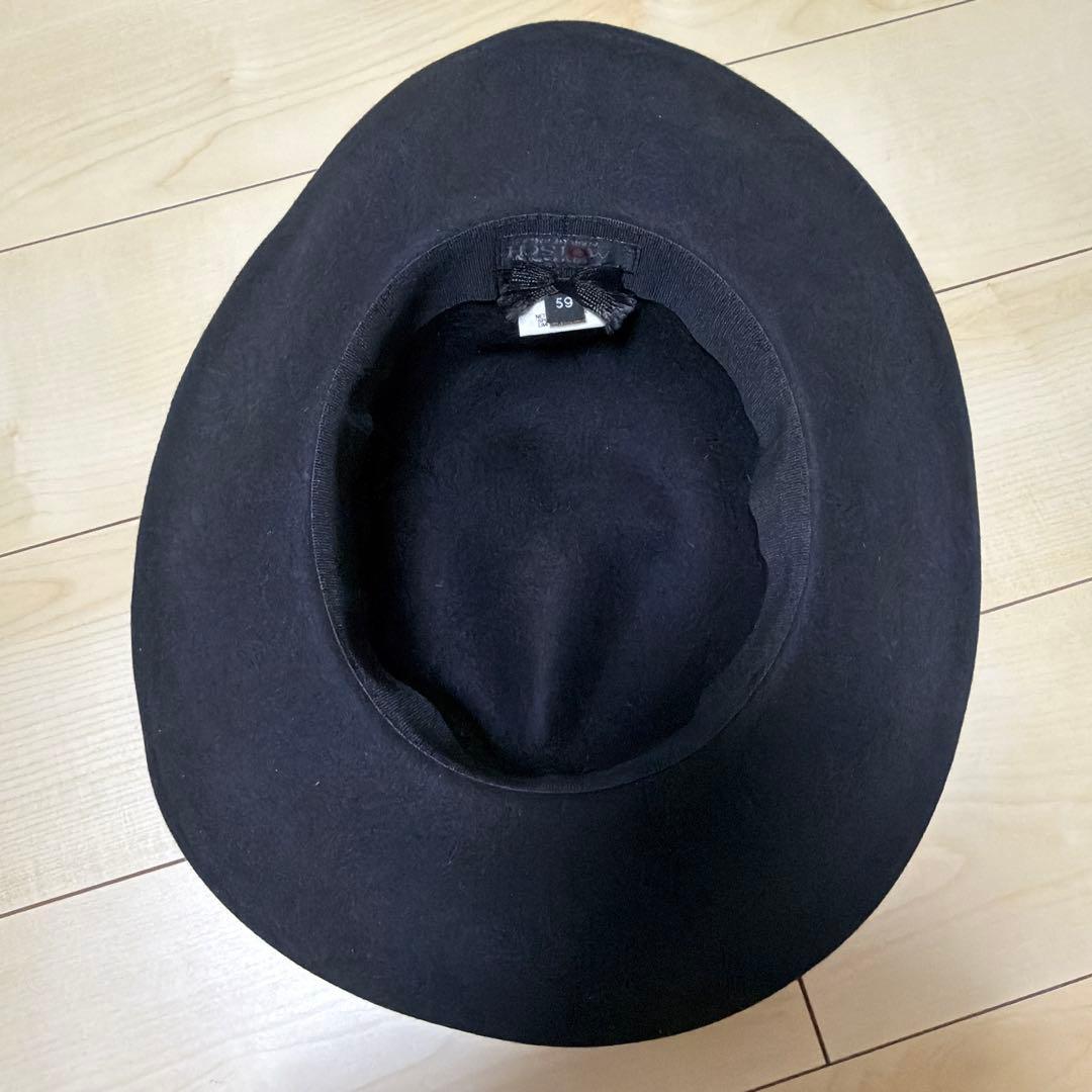 HERMÈS MOTSCH フェルトハット（中折れ／オープンクラウン 2WAY）