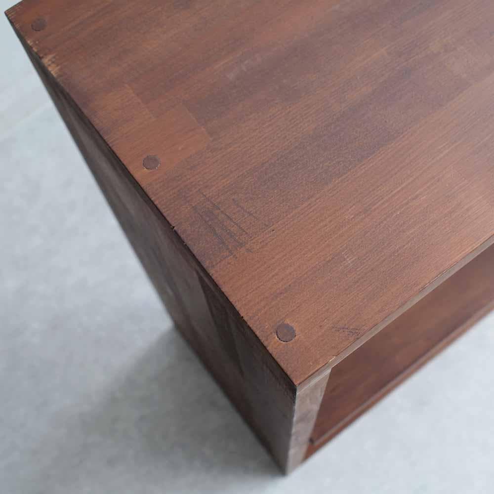 シンプルなウッドシェルフ ディスプレイ台 飾り棚 本棚 ZR23916