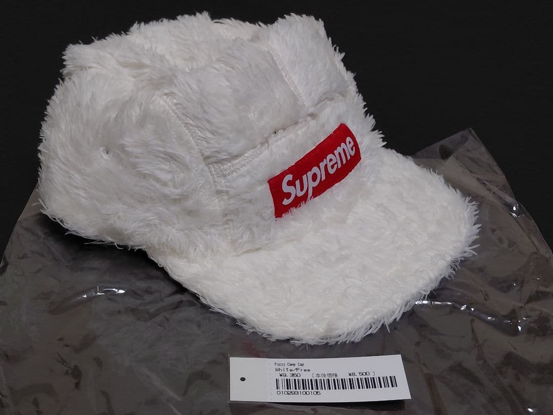 【新品・未着】Supreme Faux Fur Camp Cap \"White\"
