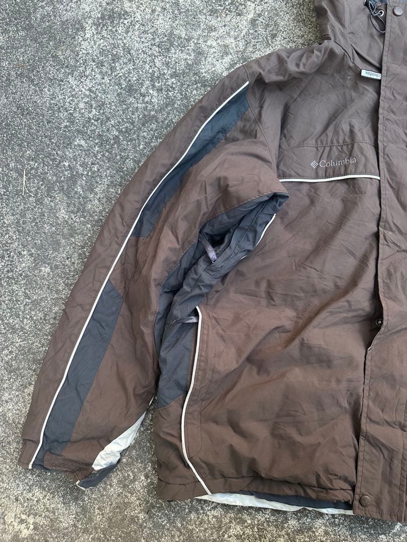 00s Columbia mountain jacket 茶色 テック系 y2k