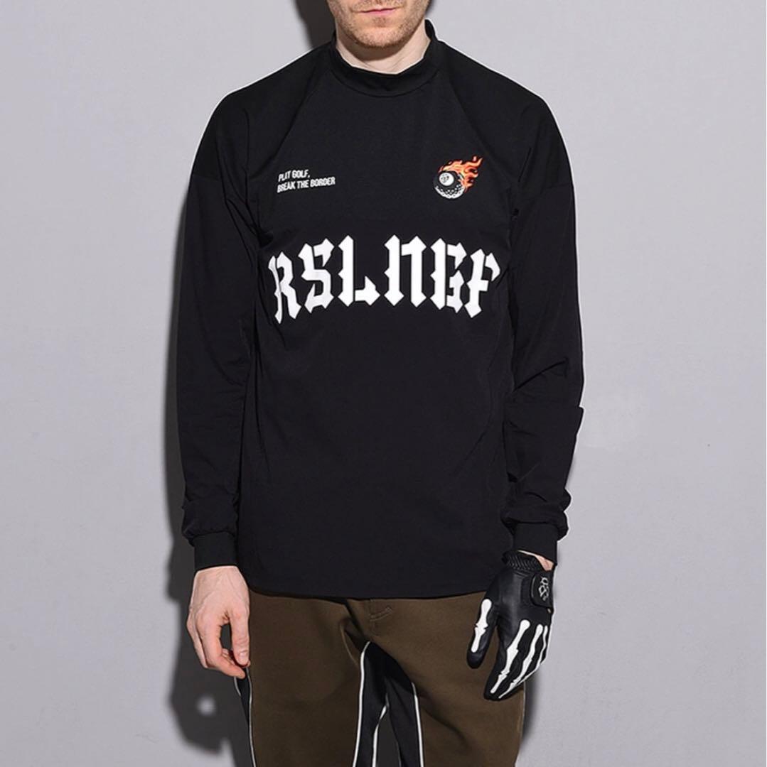 新品 ラッセルノ ゴルフ ウィンド ブレーク インナー ブラック L 5