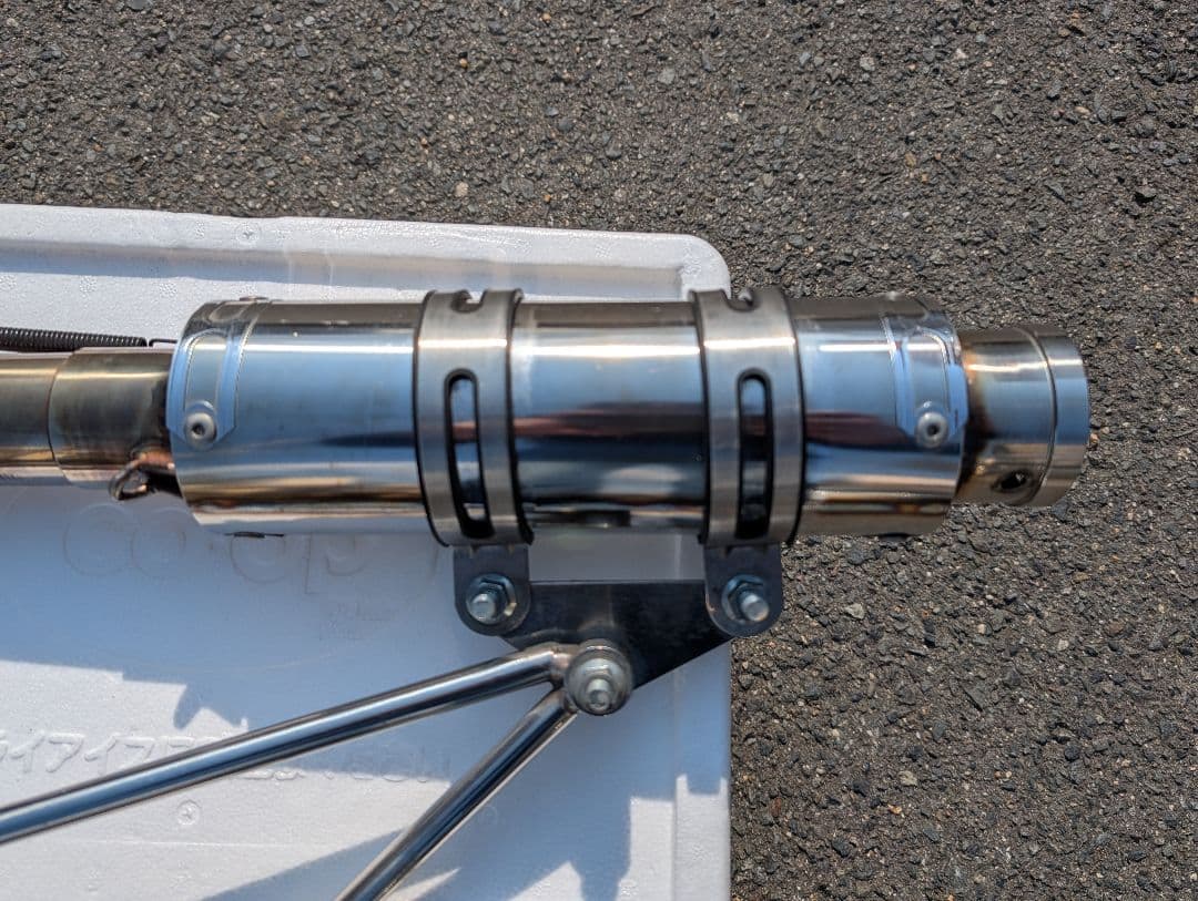 シグナス125用　Wirus Win マフラー 中古品