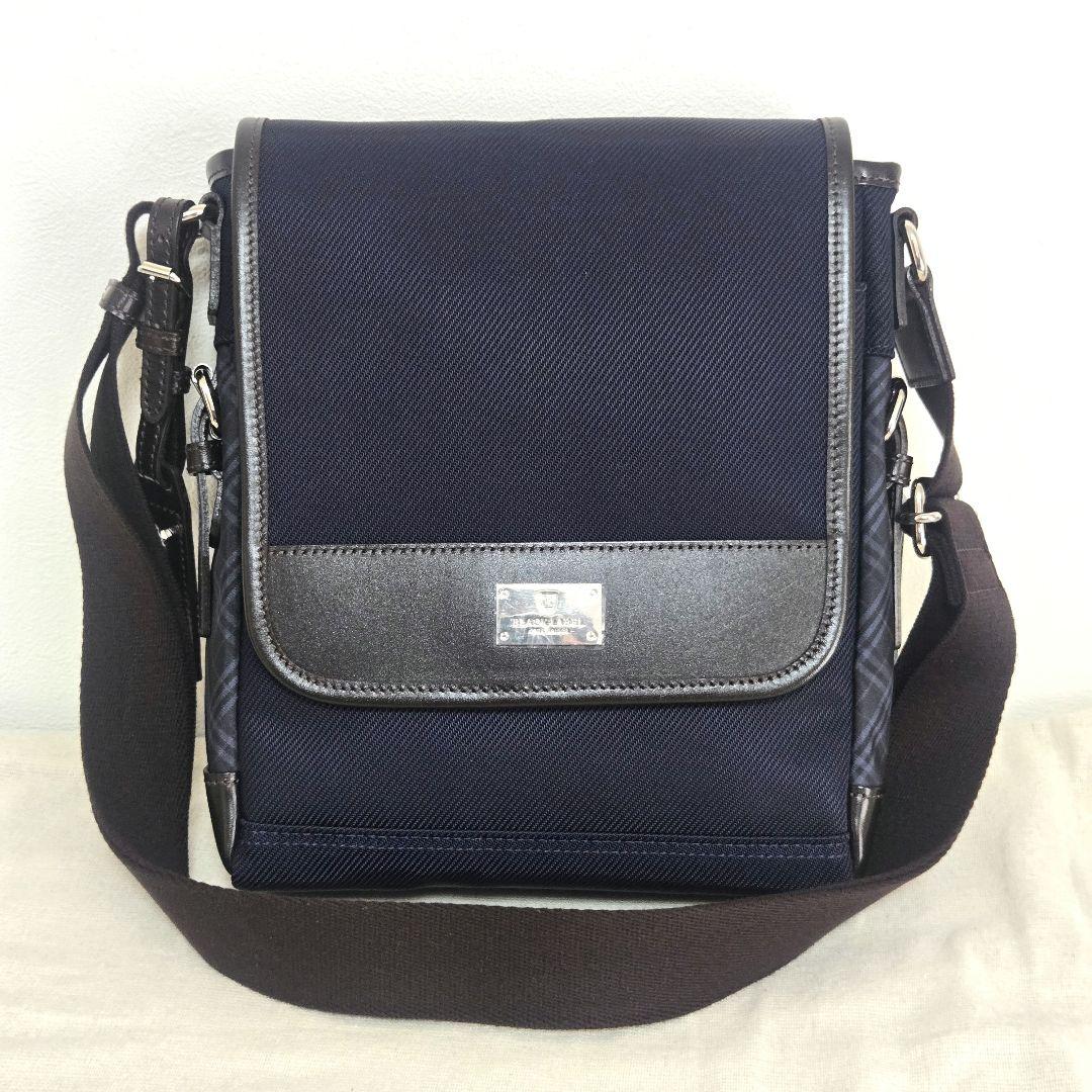 【新品タグ付き・極美品】BLACK LABELショルダーバッグ　ブラックレーベル