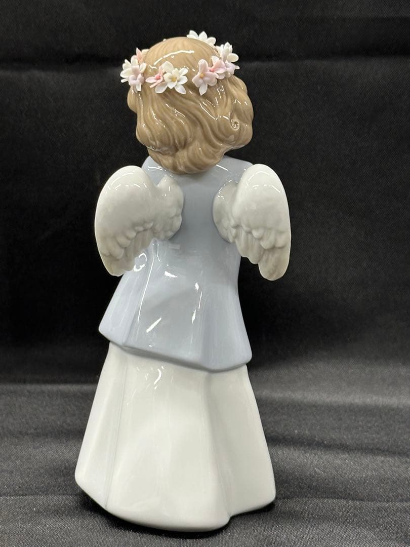 【美品】LLADRO リヤドロ　フィギュリン　天使の宝物　天使　兎　ウサギ