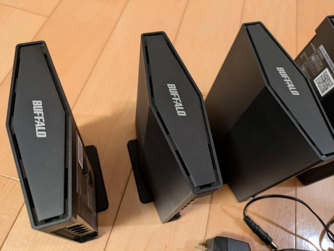 BUFFALO　Wi-Fiルーター　WSR-1500AX2S/NBK　4台セット