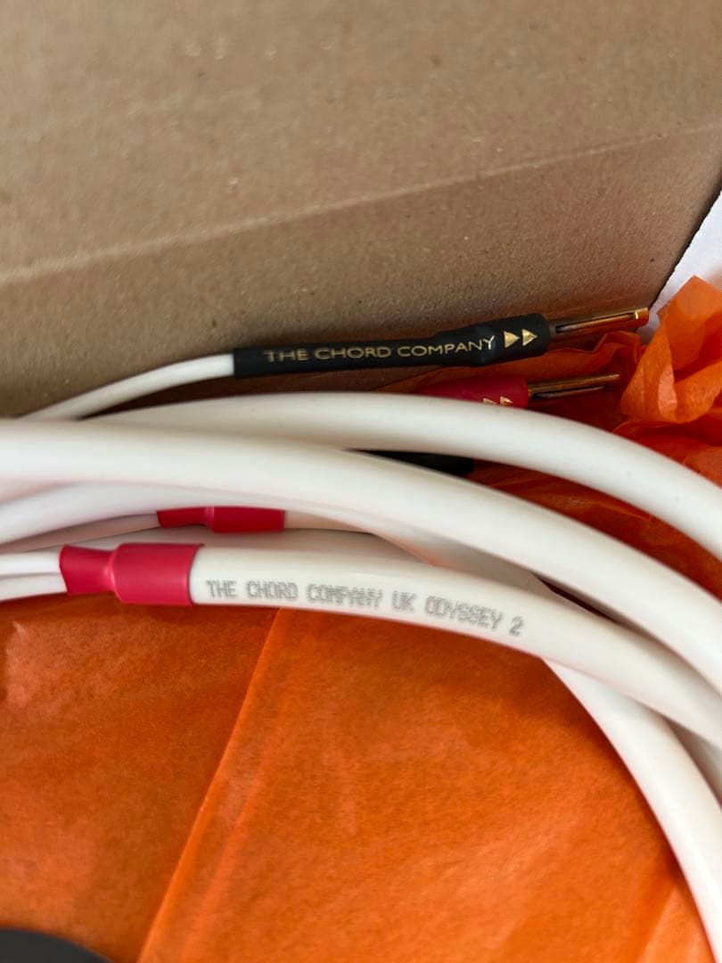 【未使用品】CHORD ODYSSEY2 スピーカーケーブル 2m バナナ端子
