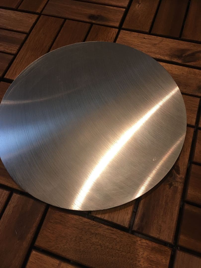 国産、国内加工 本格クレープ！1面フライス加工美品！直径35cm 約9mm厚