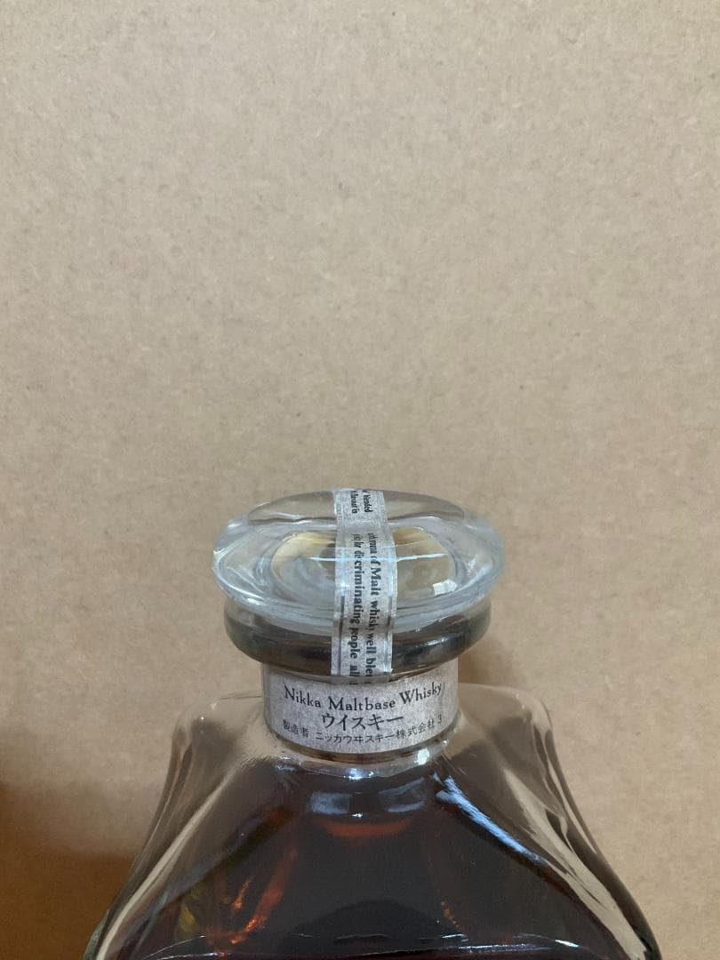 The Blend of Nikka Maltbase Whisky　箱付