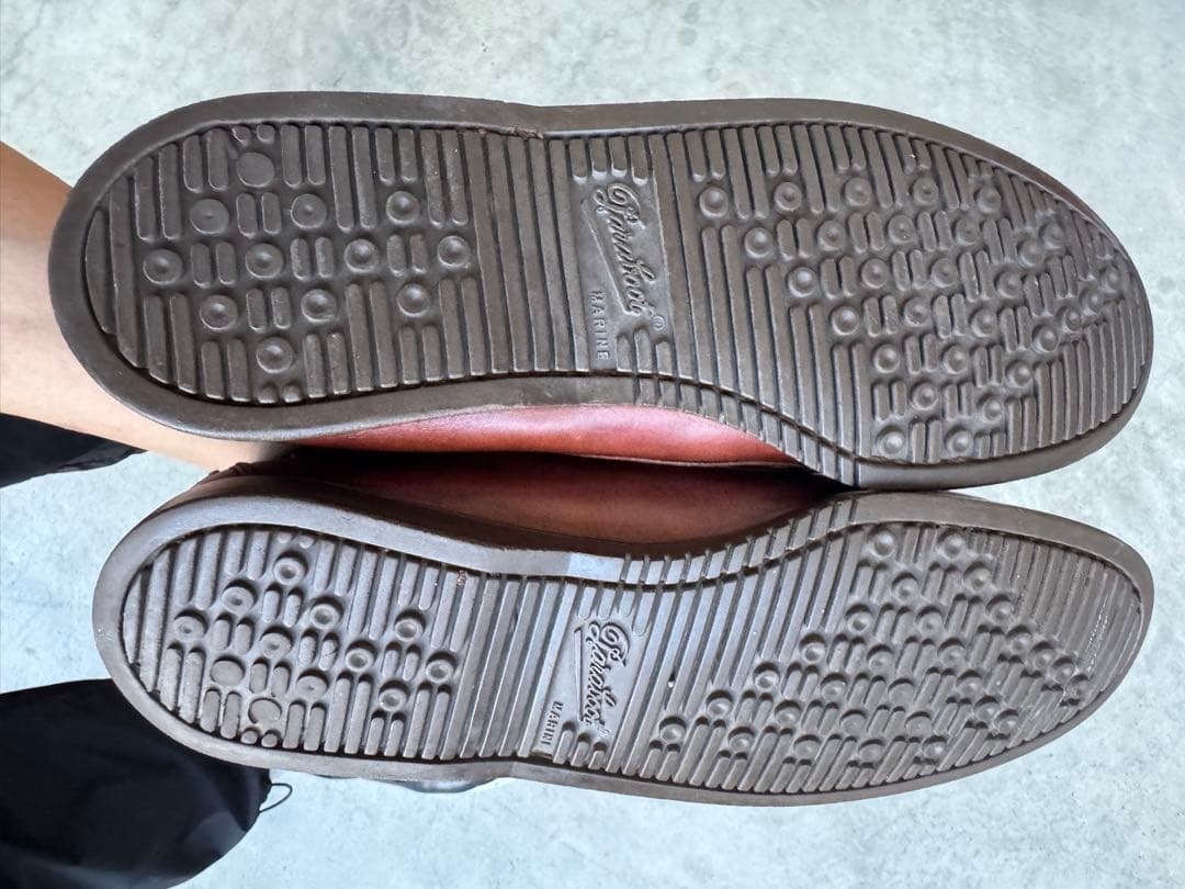 パラブーツ バース デッキシューズ セミヴィンテージ 27cm