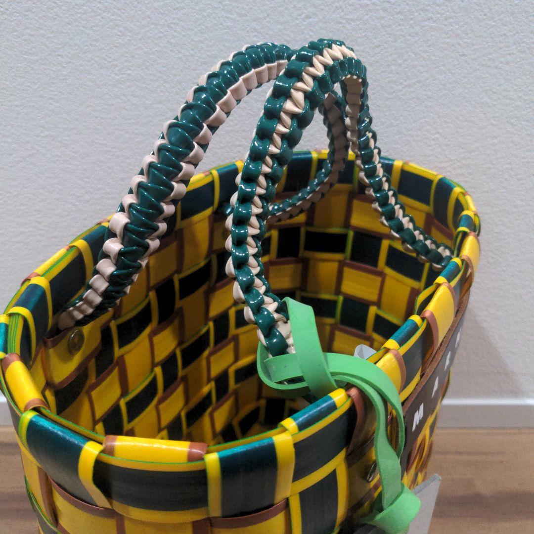 【新同・送料込】マルニマーケット ☆ カゴバッグ プラカゴバッグ