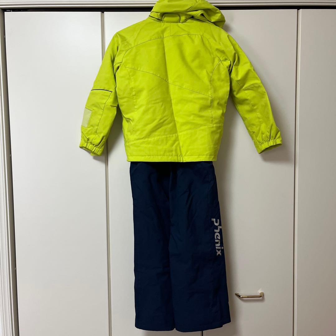 Phenix スキーウェア 130サイズ 蛍光イエロー
