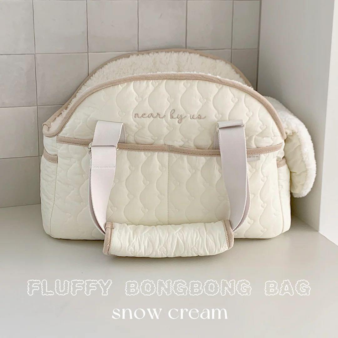 キャリーバッグ・スリング near by us FLUFFY BONGBONG BAG