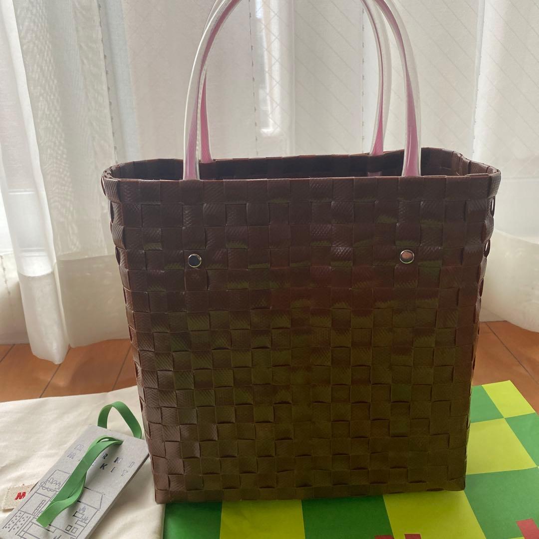 マルニ　正規品　カゴバック　犬　ドック