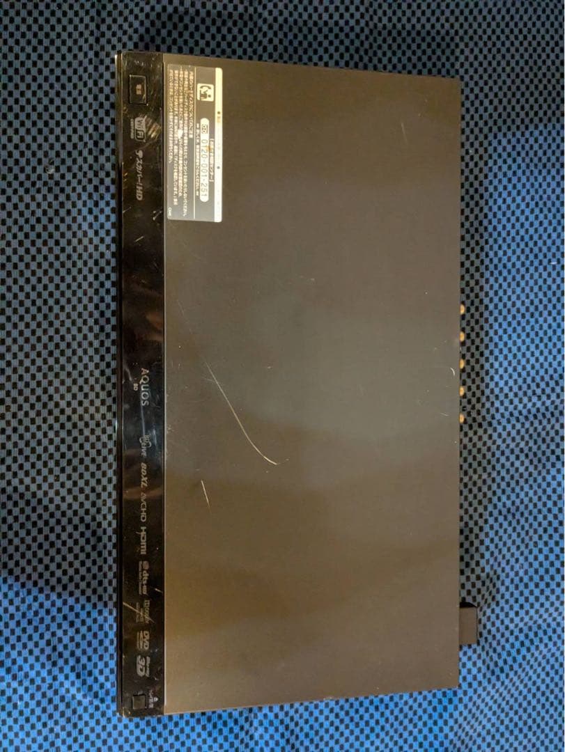 SHARP AQUOS ブルーレイレコーダー リモコン付き
