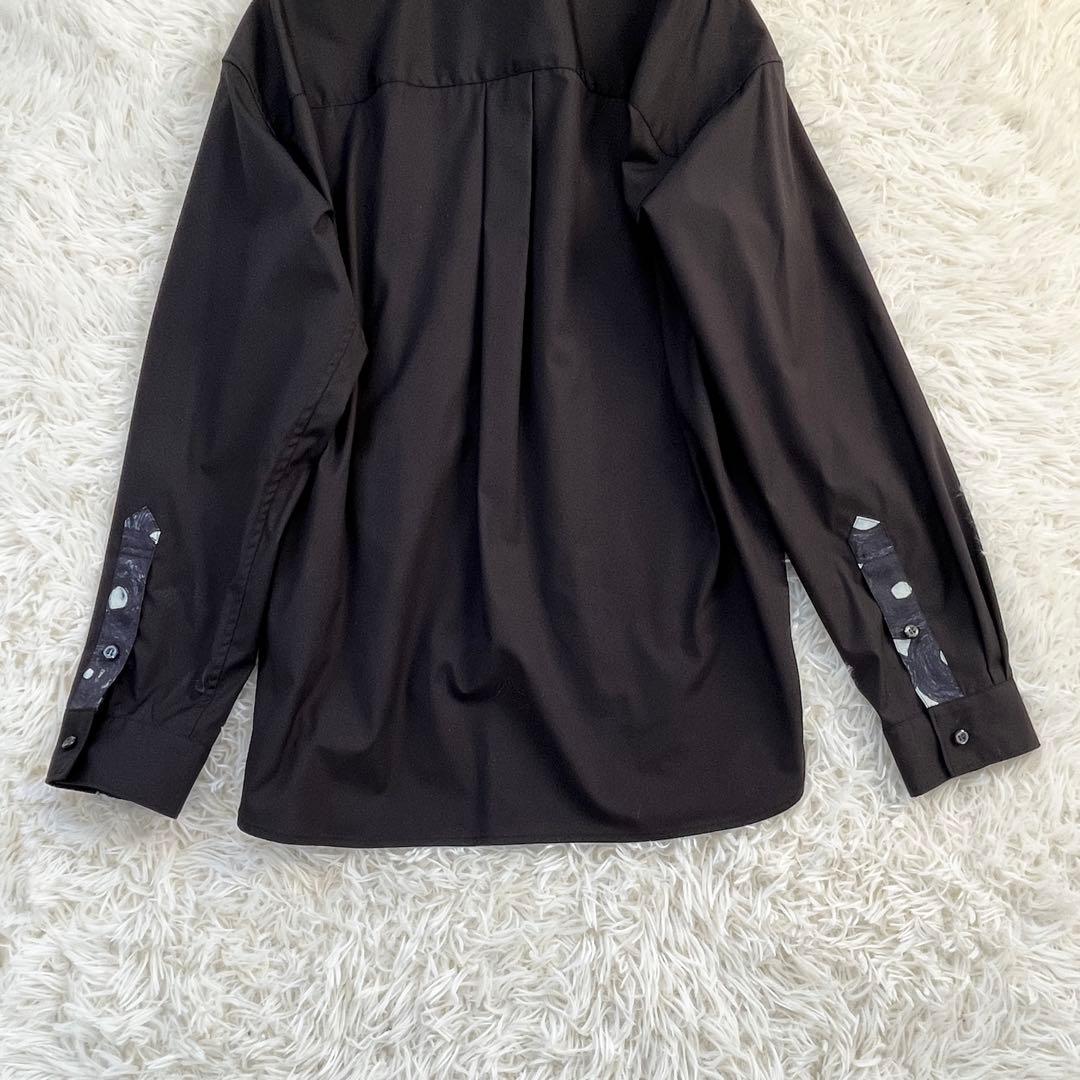 HERALBONY ヘラルボニー デザインシャツ ショルダー切替（無題）（丸）