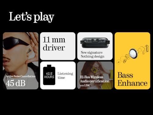 【VGP 2025 金賞】Nothing ワイヤレスイヤホン NOTHING m