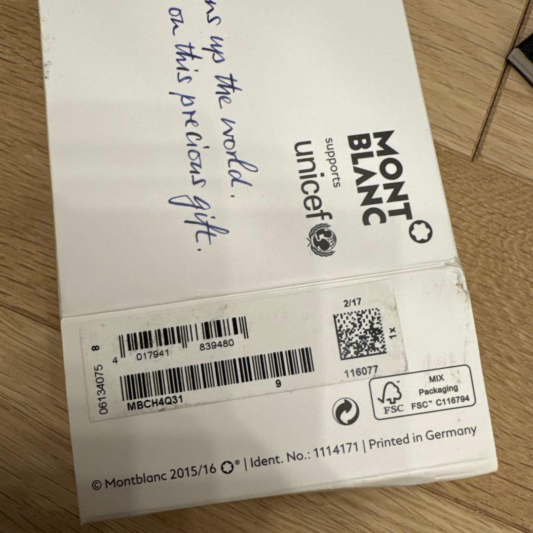 モンブラン　ボールペン　Unicef
