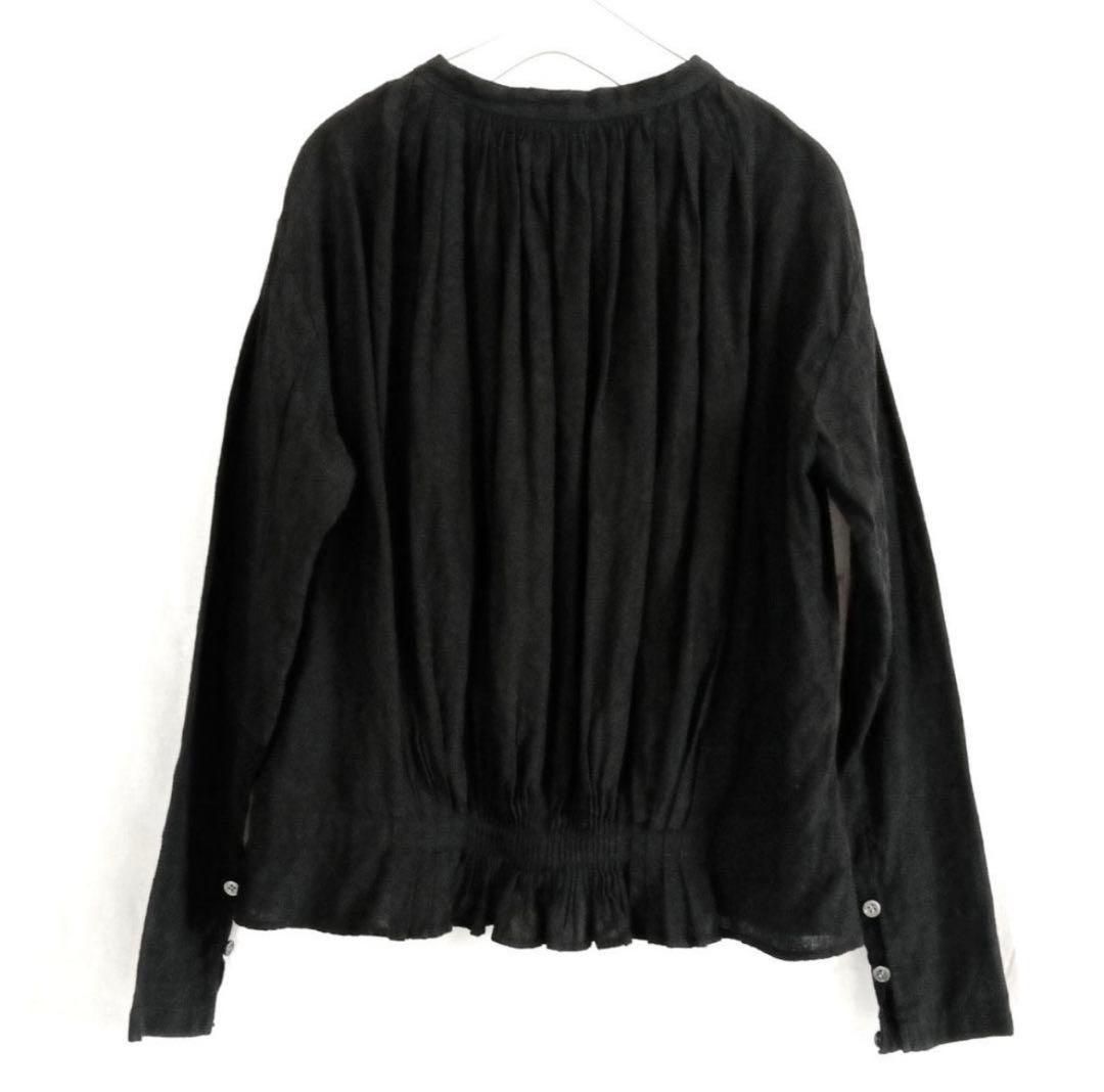 オールドマンズテーラーR&D.M.Co-リネンタックギャザーブラウスシャツ