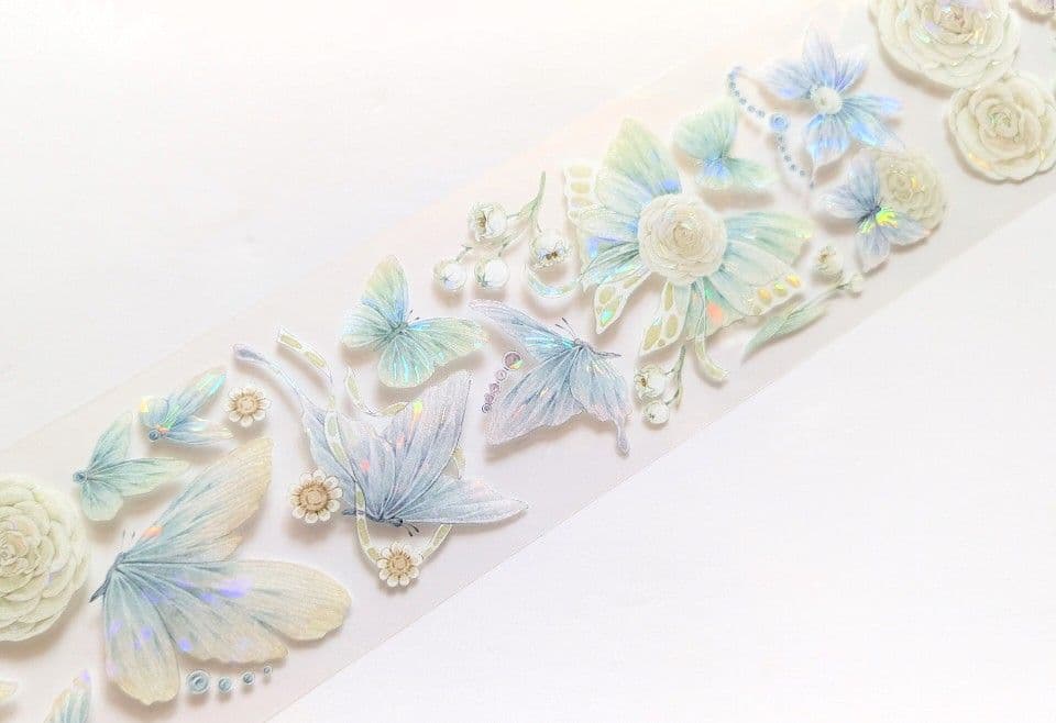 ら**様 海外マステ マスキングテープ まとめ売り お花 装飾 中古巻き