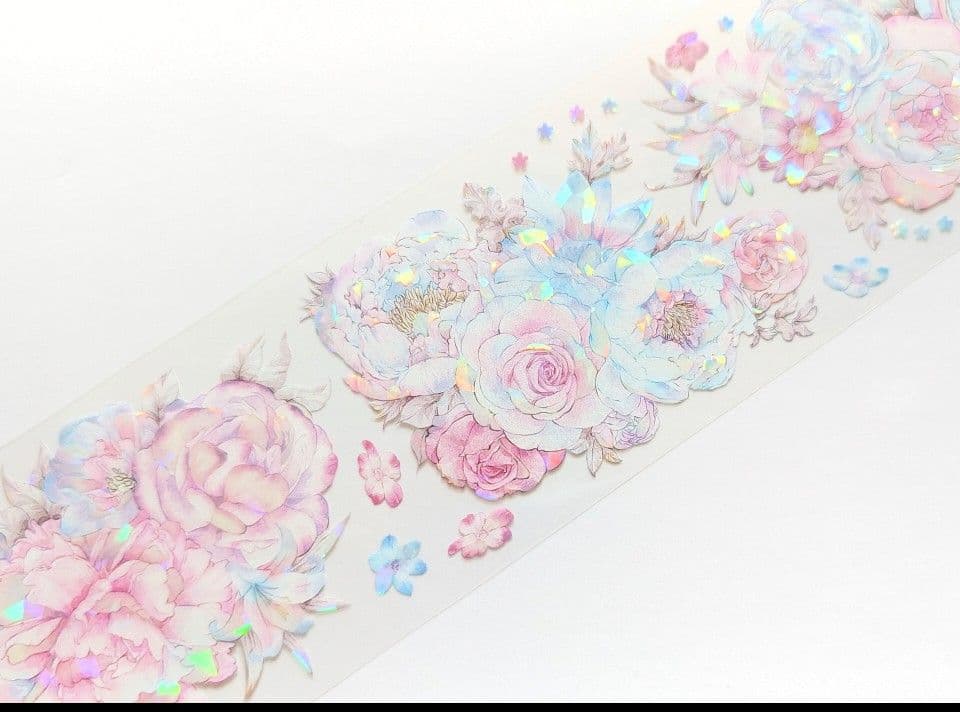 ら**様 海外マステ マスキングテープ まとめ売り お花 装飾 中古巻き