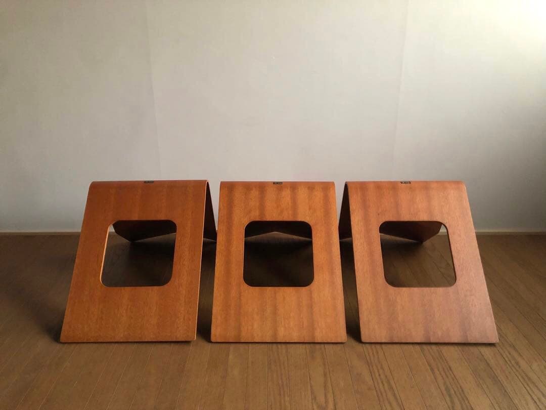 天童木工 プライウッド 座椅子 3脚セット 民芸 ジャパニーズモダン 古民家