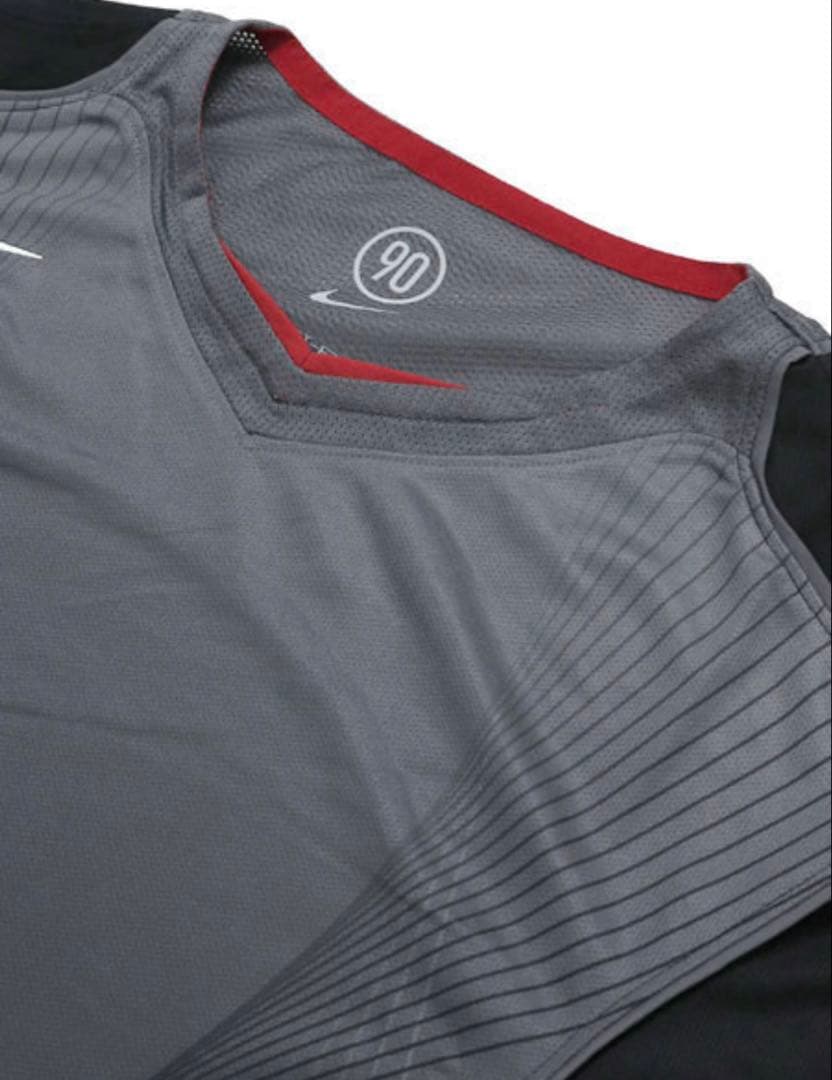 NIKE DF T90 SS Nike グレー ブラック シャツ ナイキ sup