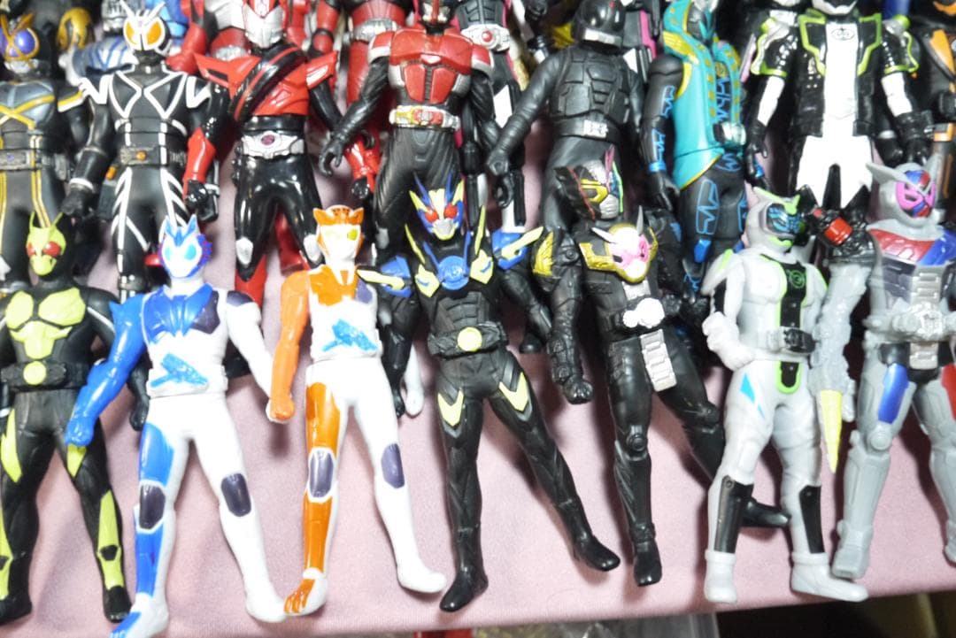 ライダーヒーローシリーズ　ビッグサイズソフビフィギュア　128体セット