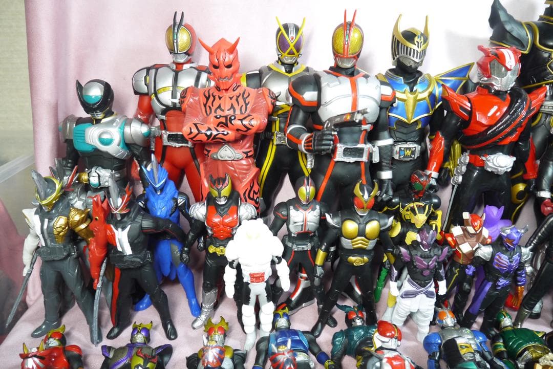 ライダーヒーローシリーズ　ビッグサイズソフビフィギュア　128体セット