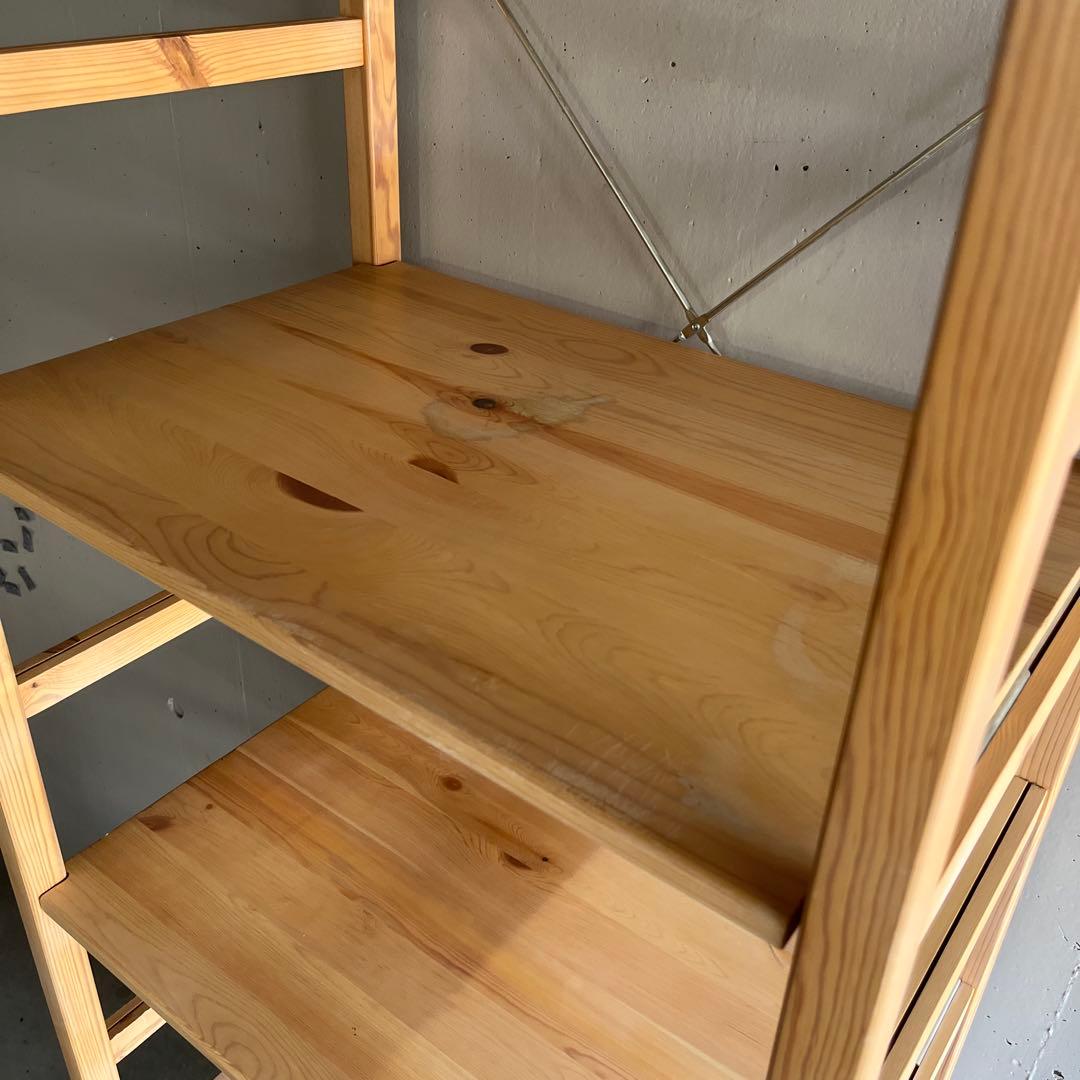 m★無印 パイン材ユニットシェルフ・５８ｃｍ幅・大