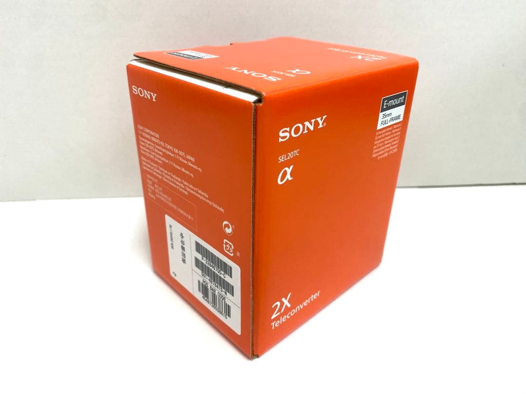 新品 未使用 SONY ソニー Eマウント用2xテレコンバーター SEL20TC