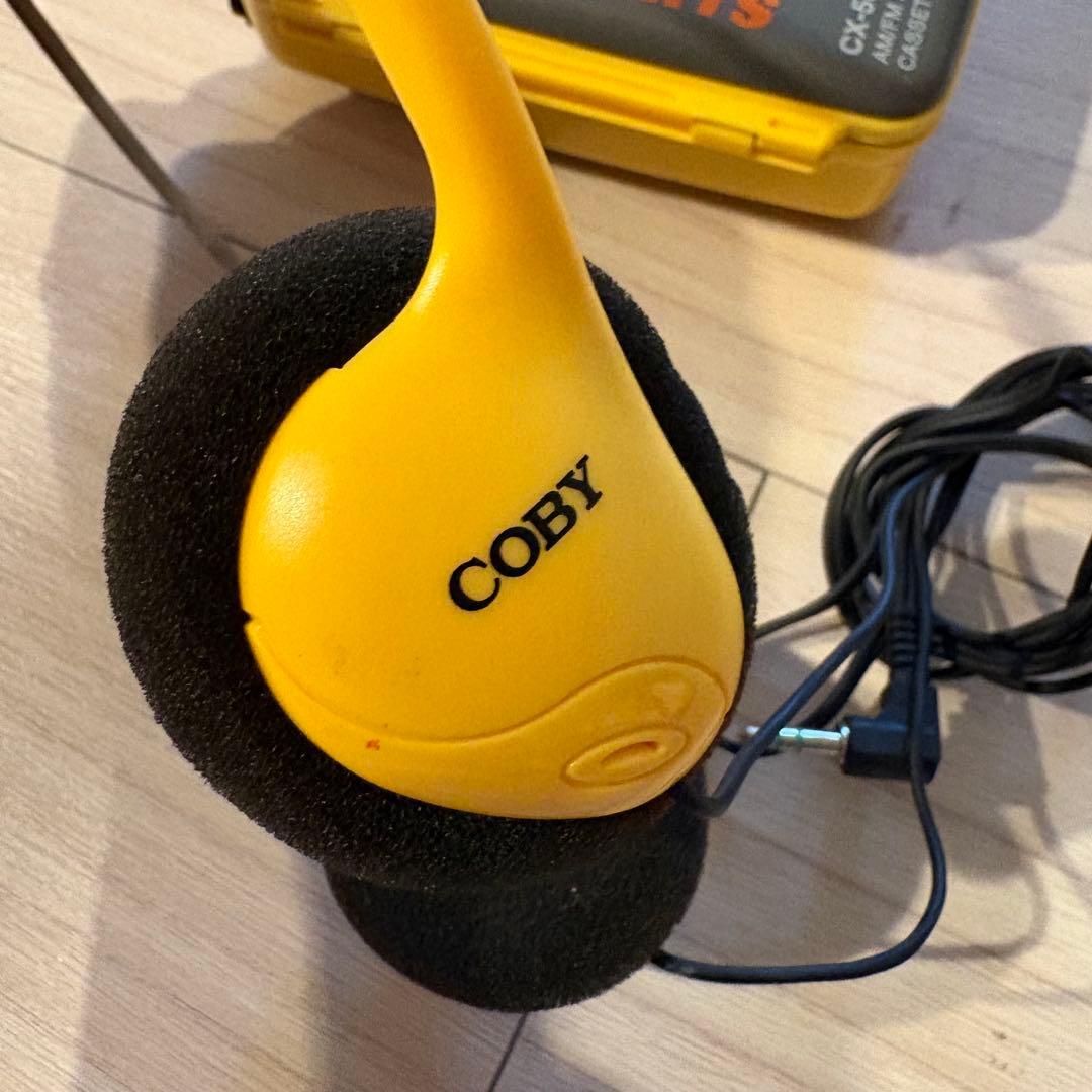 【希少レア】COBY CX-56 カセットプレーヤー AM/FMラジオチューナー