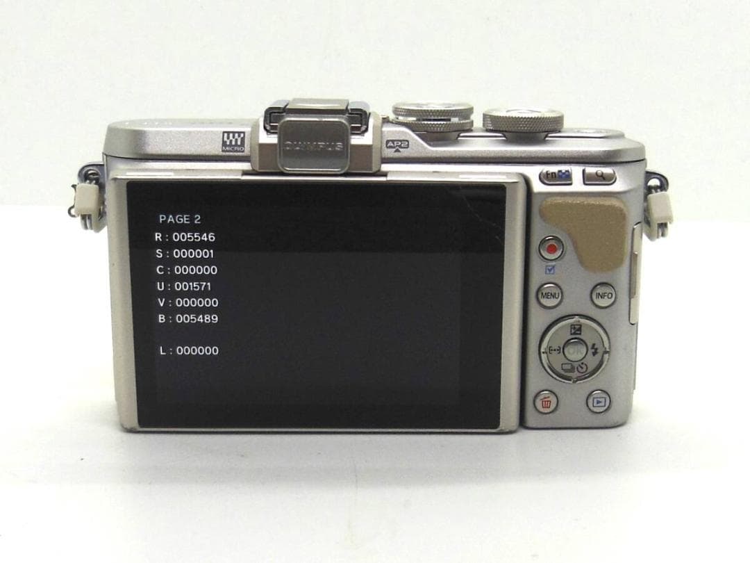 OLYMPUS E-PL8 EZダブルズームキット 元箱付属