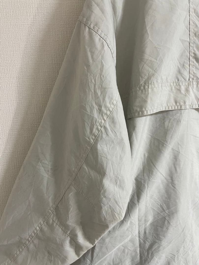 90s old GAP アノラックパーカー　ナイロン　白　オールドギャップ　古着