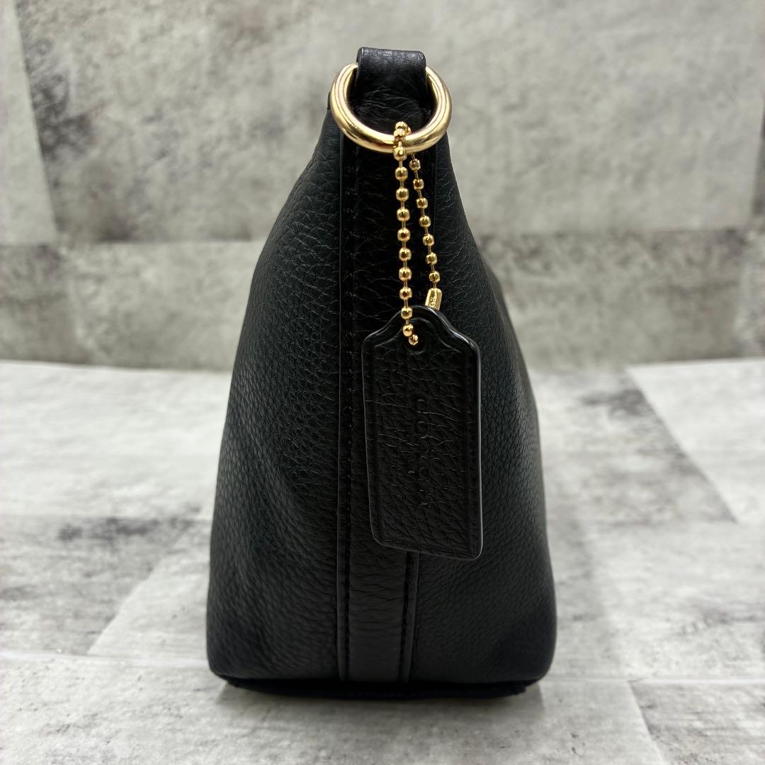 ✨美品✨コーチ　ショルダーバッグ 2way デンプシー　レザー　ブラック