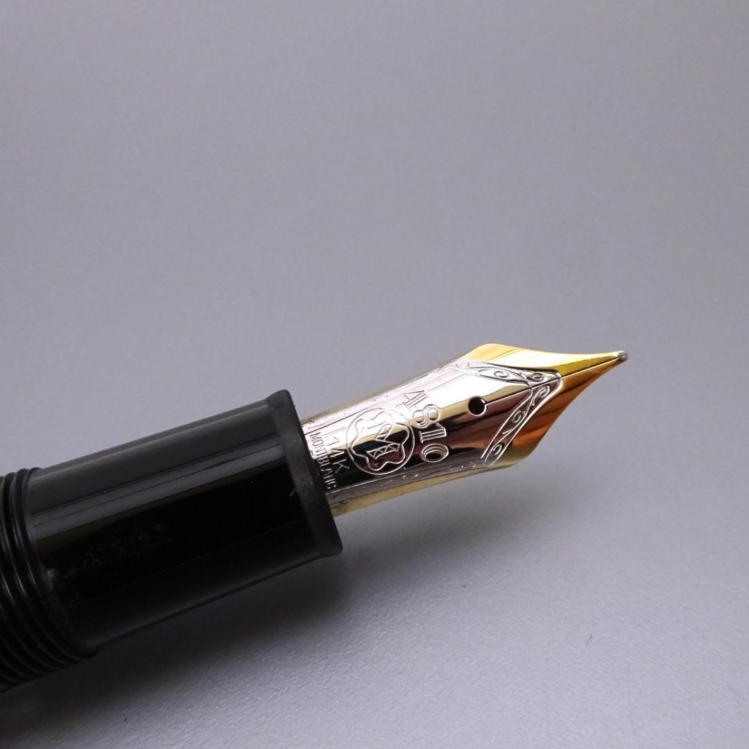 本物 美品■モンブラン■万年筆 マイスターシュテュック 太めモデル 14K M