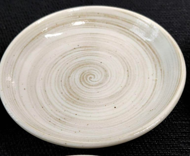 新品　美濃焼　京窯　刷毛目　小皿　取り皿　1枚 ⑧