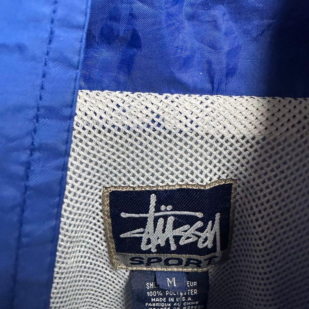old stussy ステューシー 90s 刺繍ロゴ　ナイロンジャケット