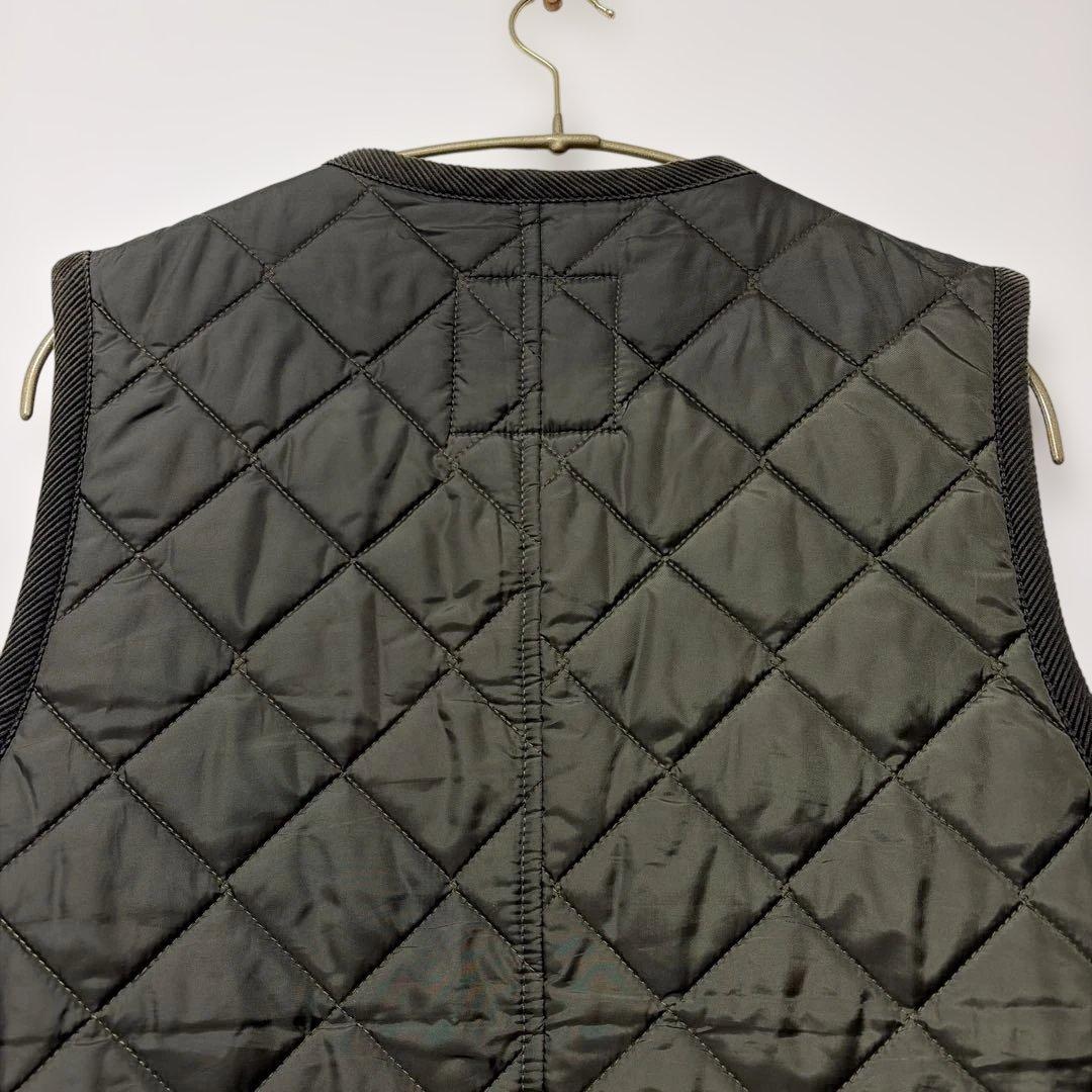 LAVENHAM ラベンハム キルティングベスト オリーブカラー 40