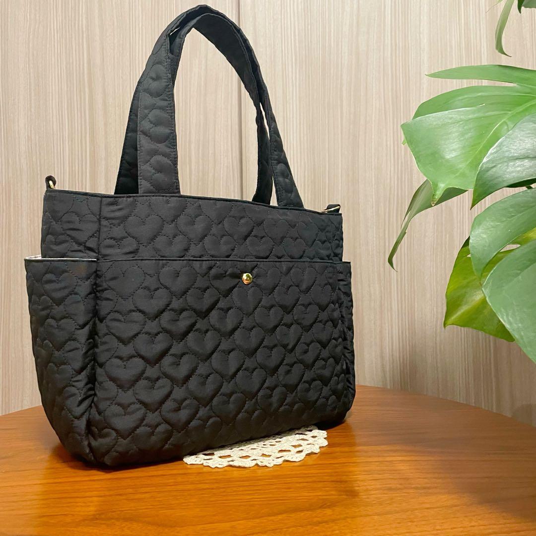 はるちゃん★☆　バッグ　ハートキルティング　アレキサンダーマーブル