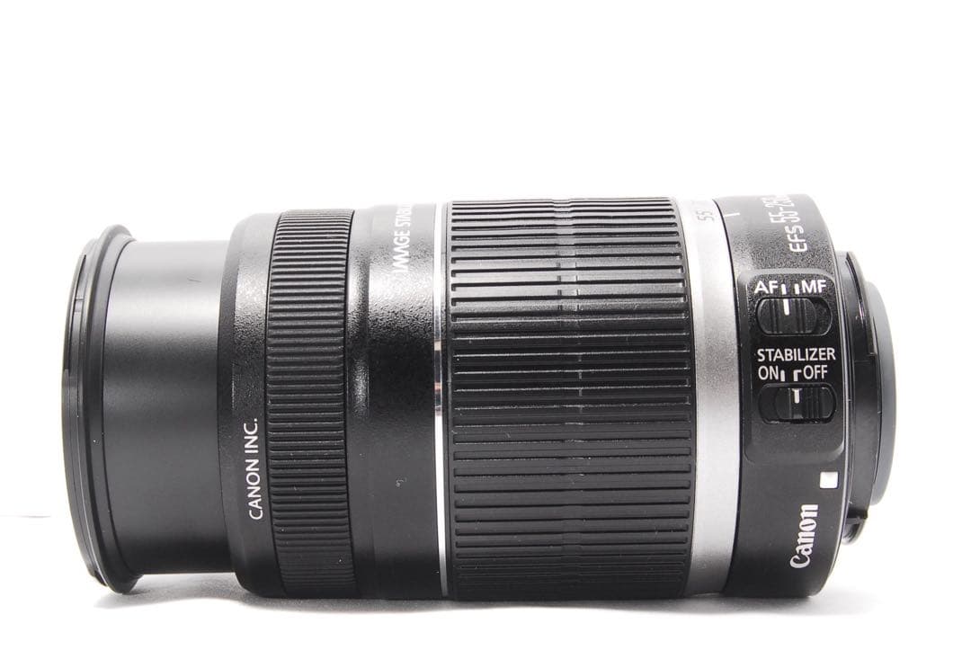 【美品】Canon EF-S 55-250mm IS レンズポーチ付き 一眼レフ
