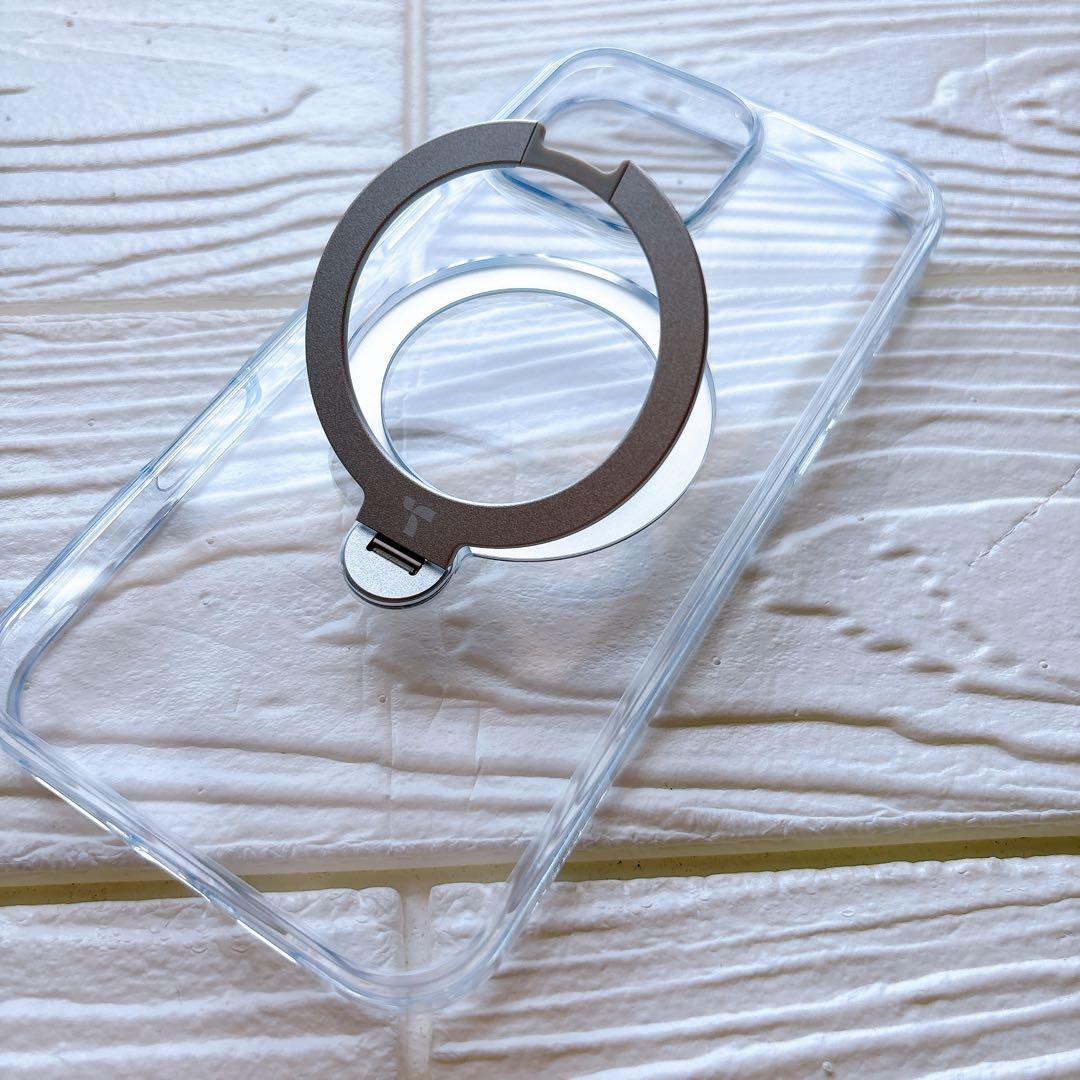 iPhone 16 Pro Max ケース 縦横両対応 リング マグネット搭載