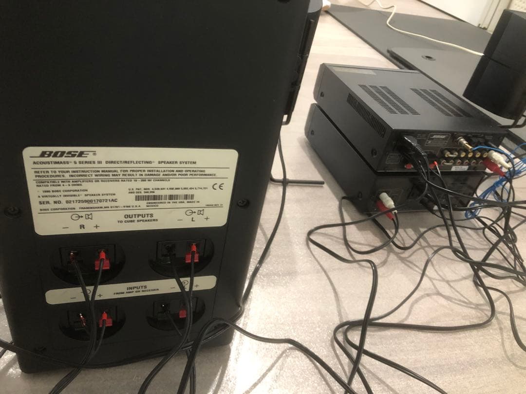 BOSEアメリカンサウンドAMS-1 コンパクトな2.1chステレオシステム