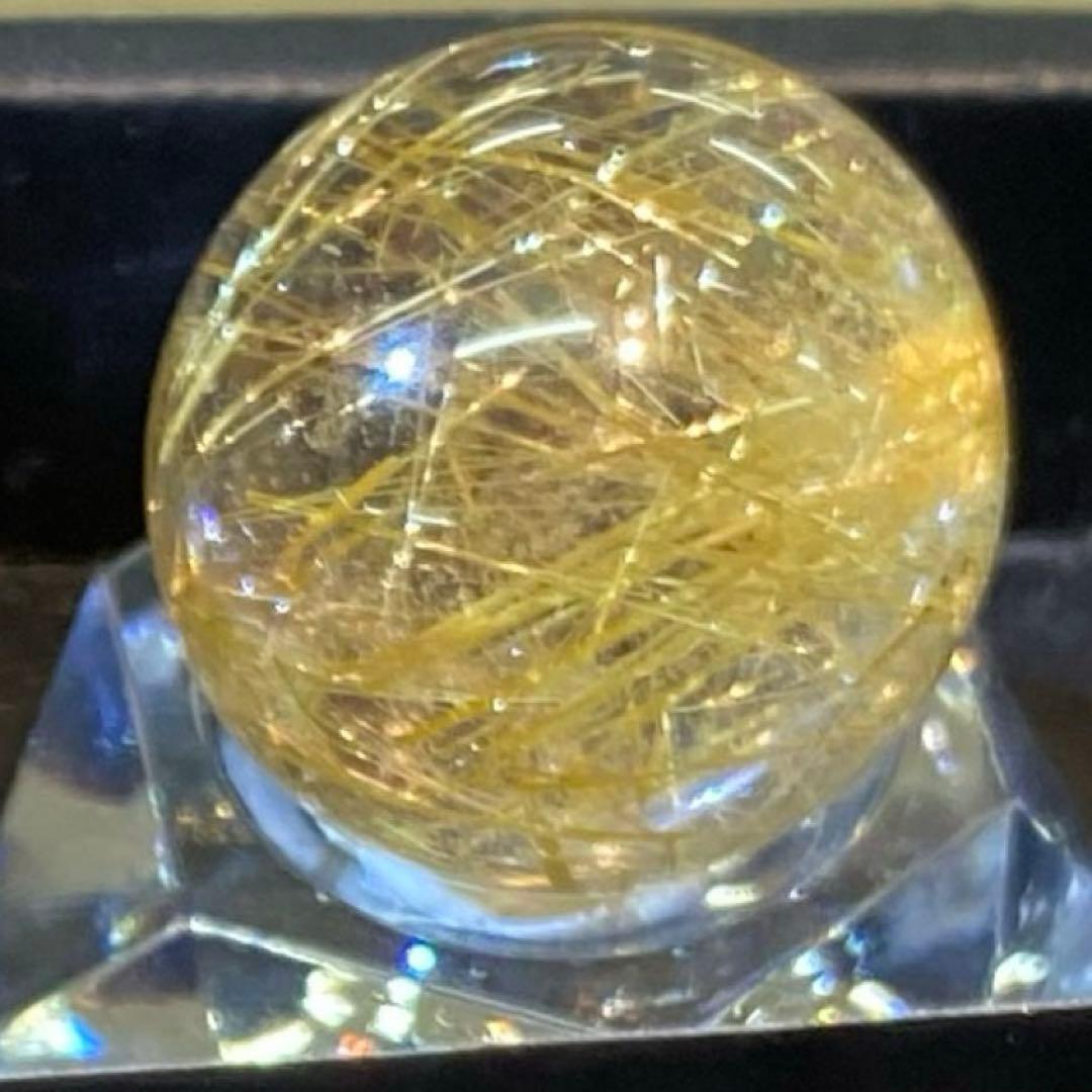 ✨【極上】ゴールドルチル　21mm