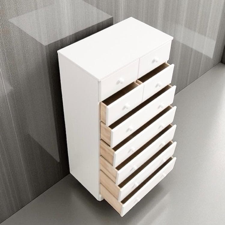 幅60cm【新品】桐製 チェスト シンプル　引出し9杯　ナチュラル　アウトレット